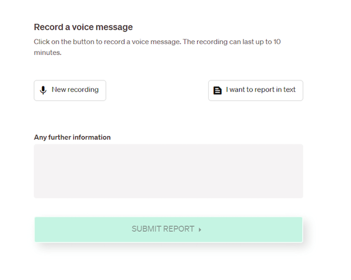 Add new recording.