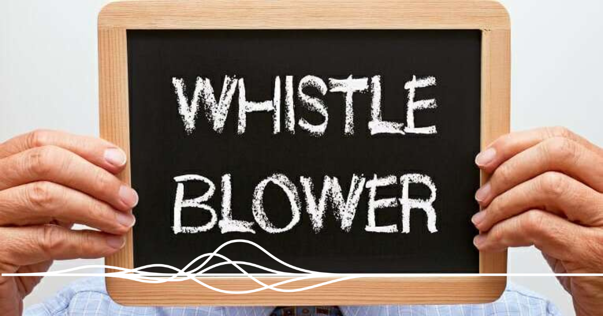 Role of whistleblowers.