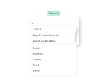 Automated Translations.