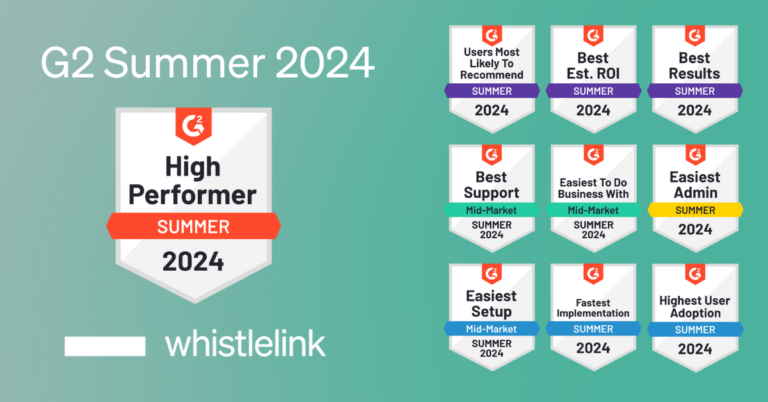 Whistlelink G2 badges