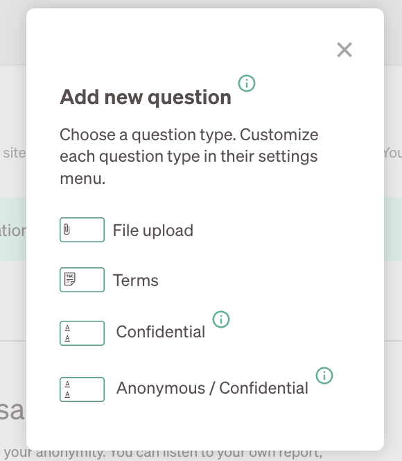 Voice message form fields