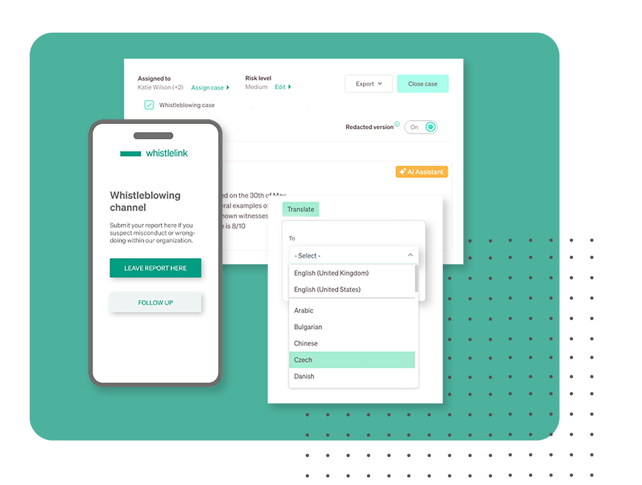The Whistlelink solution.